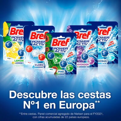 Desinfectante Bref WC Triplo Active Pine 3x50gr