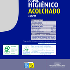 Papel higiénico Lanta 9 rollos triple capa acolchado