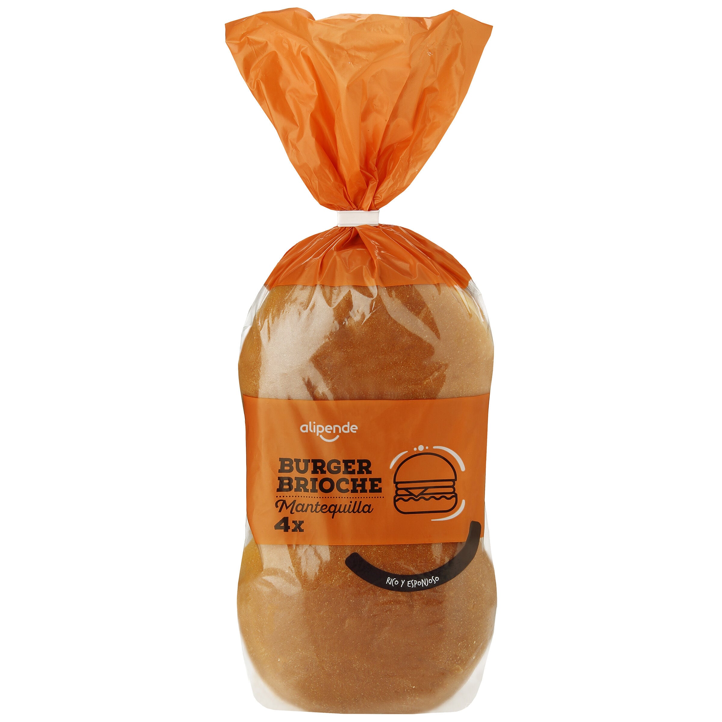 Pan Brioche Burger Mantequilla Alipende 330g