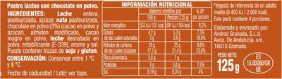 Natillas de chocolate Alipende pack 4 125g