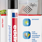 Rotulador permanente negro 3000 Edding 1 ud
