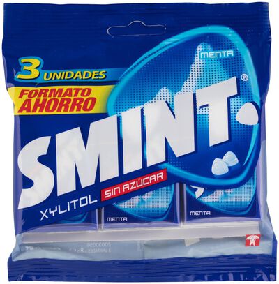 Caramelos sin az&uacute;car a&ntilde;adido Smint pack 3 menta