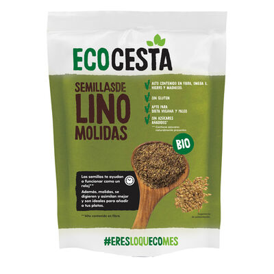 Semillas de lino ecológicas Ecocesta 200g molidas