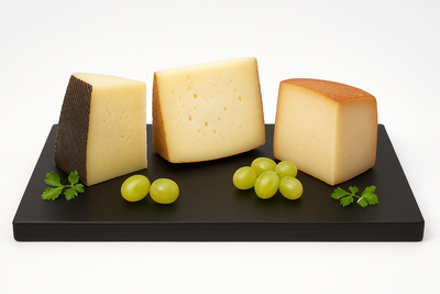 Lote: 250gr Queso La Cava Barus+250gr Queso La Cava Artés+250gr Queso reserva García Baquero