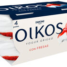 Yogur estilo griego Oikos pack 4 fresa