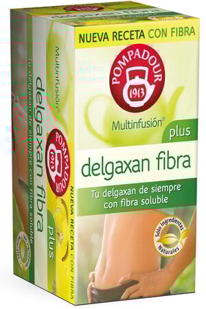 Infusión delgaxan fibra Pompadur 20 Uds