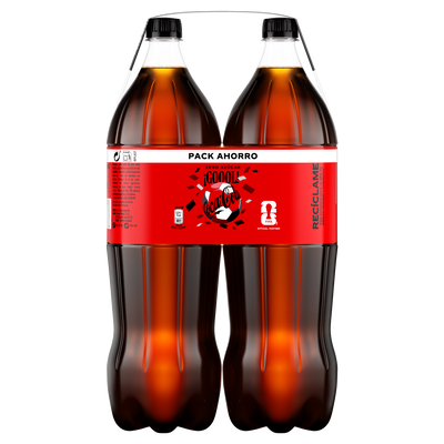 Refresco cola Coca-Cola botella 2l pack 2 zero