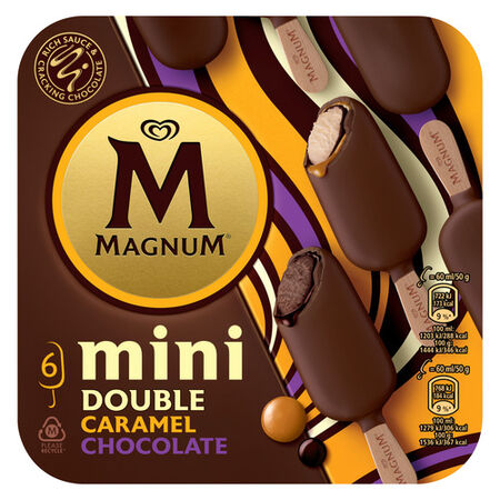 Helado bombón Magnum mini 6 uds double 350ml