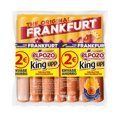Salchicha frankfurt Elpozo 480 gr Pack 3 original