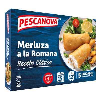 Lomos merluza Pescanova 325g romana
