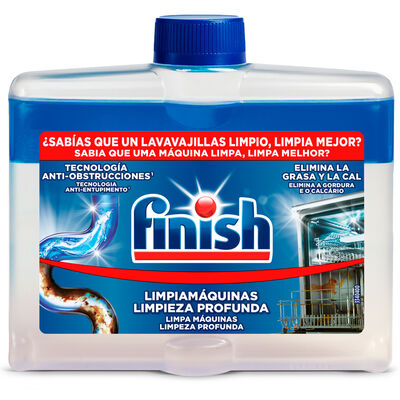 Limpiamaquinas líquido para lavavajillas Finish 250 ml