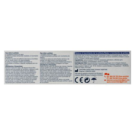 Crema fijadora fuerte para prótesis dentales Polident 40g