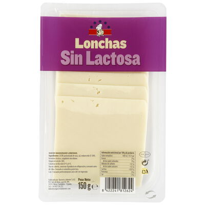Queso sin lactosa en lonchas Lafuente 200g