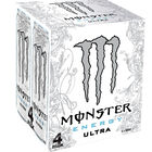 Bebida energética sin azúcar añadido Monster 50cl pack 4 taurina ginseng