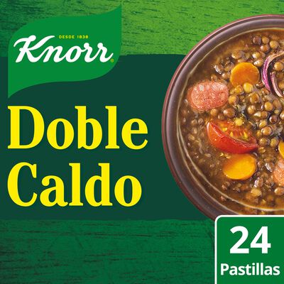 Caldo doble en pastillas s/gluten s/lactosa Knorr 2-4p
