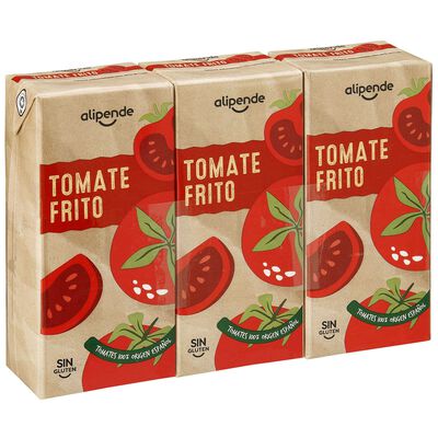 Tomate frito origen nacional sin gluten Alipende p3 400g