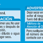 Estropajo con esponja Lanta 3 uds fibra azul