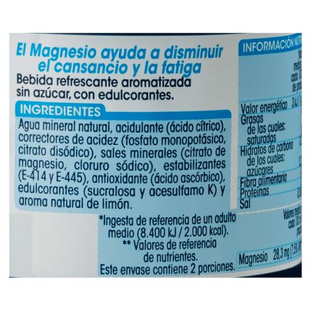 Bebida isotónica sin azúcar magnesio Alipende 0,5l cítrico