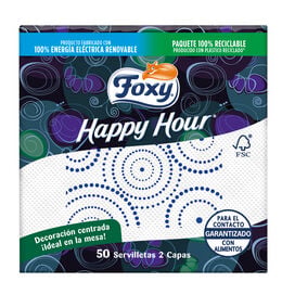 Servilleta 2 Capas Happy Hour 50 U 50 unidades