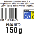 Chocolate puro almendras s/gluten s/azúcar añadido Alipende 150g