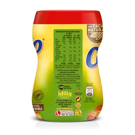 Cacao 0% con fibra sin azúcar añadido Colacao 300g
