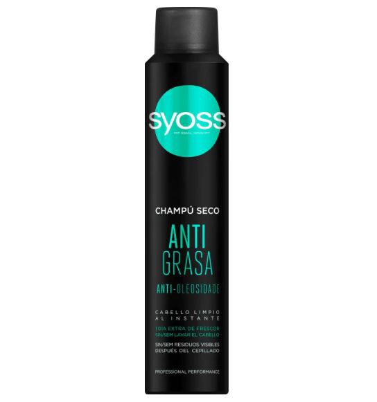 Champu Seco Syoss 200ml Anti Grasa Cabello Limpio Al Instante