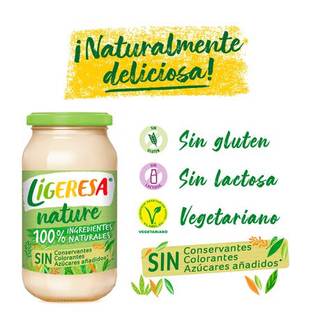 Salsa fina Ligeresa 430ml nature