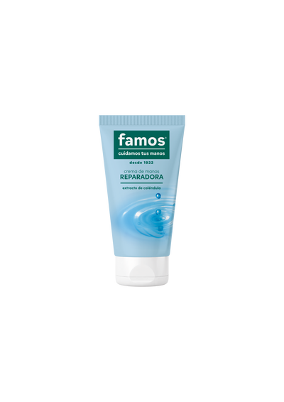 Crema de manos Famos 75 ml reparadora con extracto de caléndula