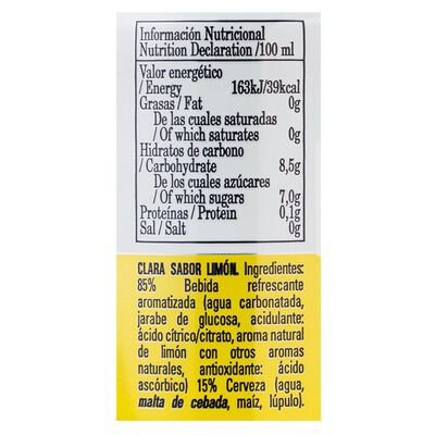 Cerveza sin alcohol con lim&oacute;n Adlerbrau lata 33cl