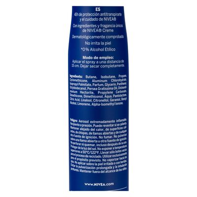 Desodorante en spray Nivea 200ml protege&cuida