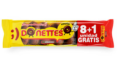 Donettes cl&aacute;sicos 8+1 uds