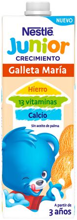 Leche crecimiento Nestlé junior galleta desde 36 meses 1l