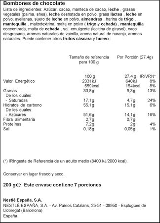 Bombón caja roja Nestlé 200g