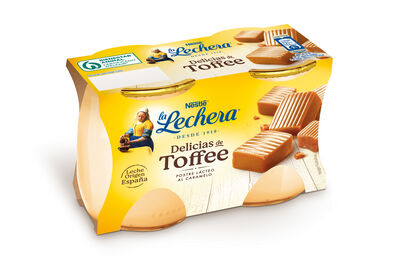 Postre La Lechera pack 2 unidades delicias de toffe