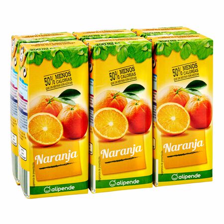 Néctar de naranja Alipende pack 6