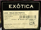Uva roja sin semillas bandeja 500g