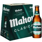 Cerveza rubia Mahou Clásica pack 6 botellas 25cl