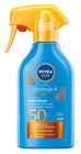 Crema Solar Pistola Nivea 270Ml F50 Protege&Bronce