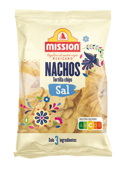 Nachos de maíz con sal Mission 200g