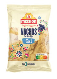 Nachos de maíz con sal Mission 200g
