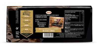 Chocolate negro sin gluten Valor 170g 82% de cacao