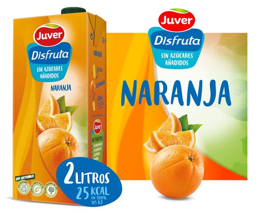 Néctar sin azúcar naranja Disfruta 2l