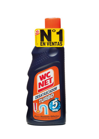 Desatascador líquido WC Net 500+500ml turbo