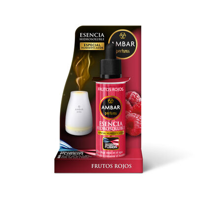 Esencia hidrosoluble Ambar 50ml frutos rojos
