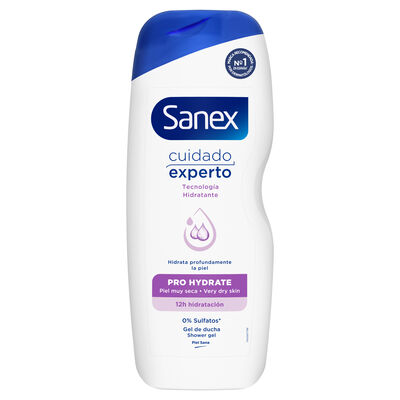 Gel de Ducha Sanex Cuidado Experto Pro Hydrate piel muy seca 600 ml