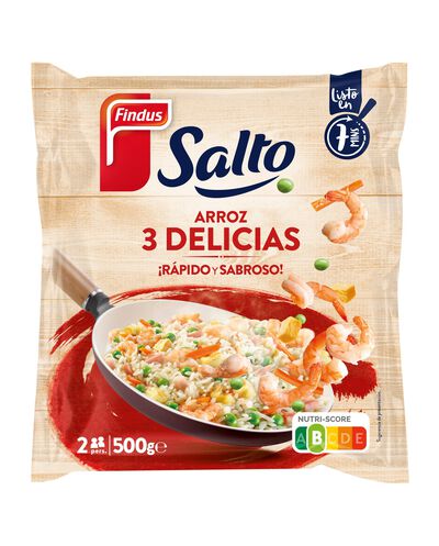 Salteado Findus salto 500g arroz 3 delicias