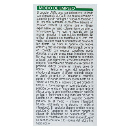 Ambientador eléctrico Lanta recambio Flores blancas