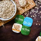 Bífidus Activia fibra desnatado 0% materia grasa pack 4 cereales