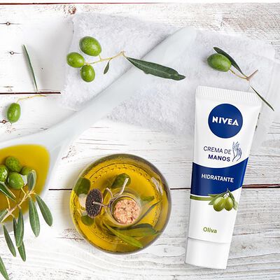 Crema de manos Nivea 100ml oliva hidratante
