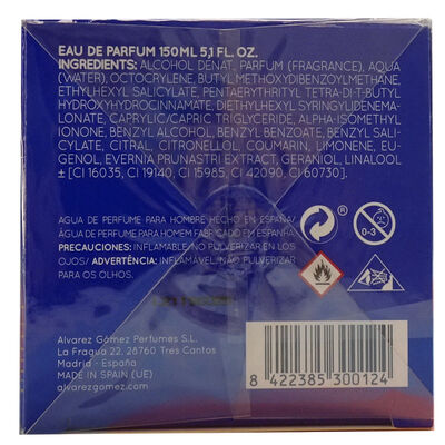 Agua de perfume femme Álvarez Gómez 150ml titanio